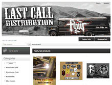 Tablet Screenshot of lastcalldistro.com
